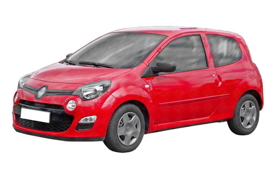 RDX Headlight Bezels For Renault Twingo 2 Phase 2 2012-2014 – Pair, Black, TÜV Approved